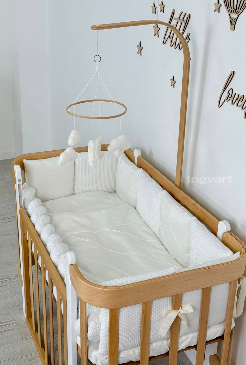 Conjunto Platino Marfil
