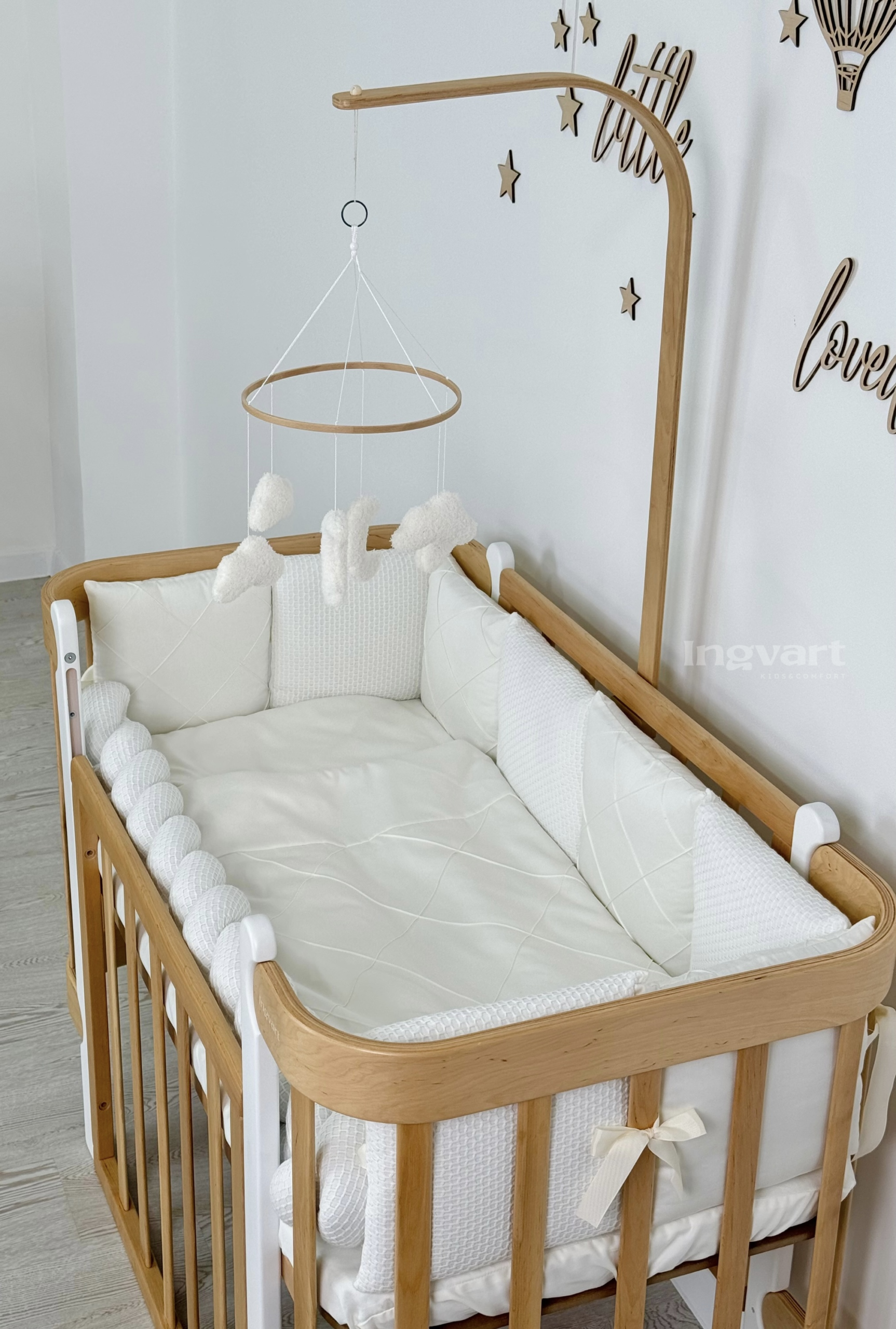 Conjunto Platino Marfil