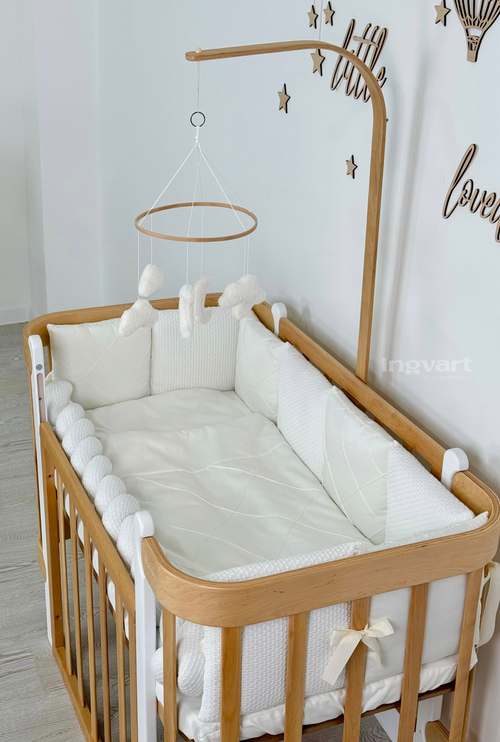 Conjunto Platino Marfil