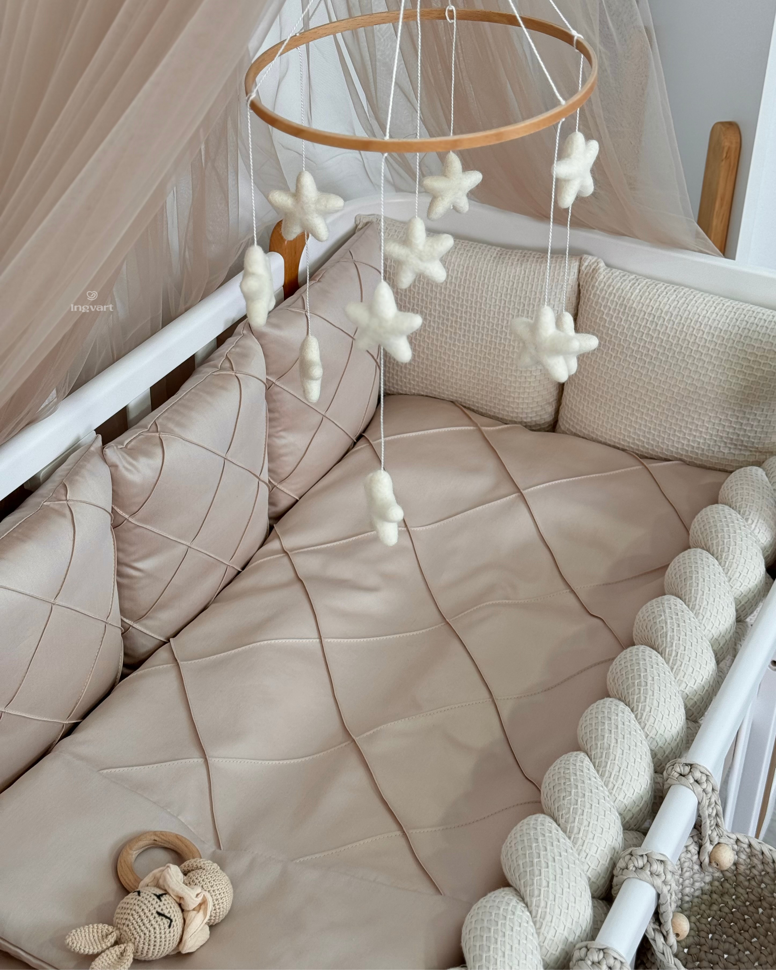 Set de Textil Premium Ingvart Platinum | 100% Satén de Algodón