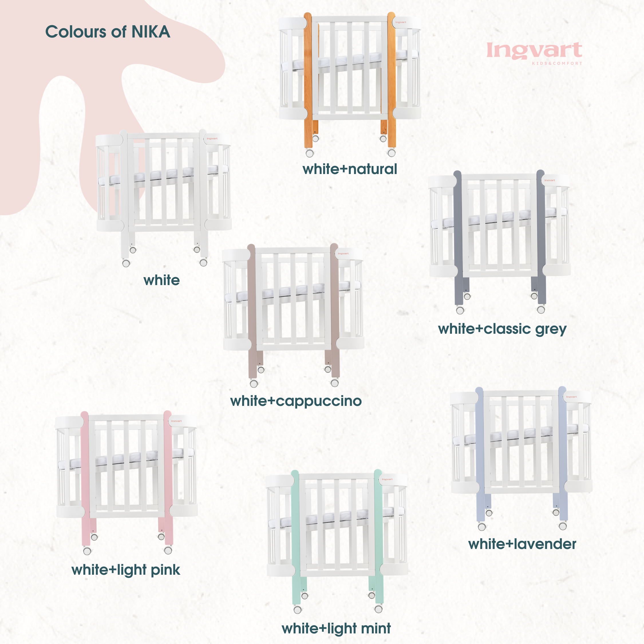 Cuna Evolutiva "Nika" 5 en 1 | De 0 a 5 años