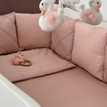Conjunto Platino rosa empolvado